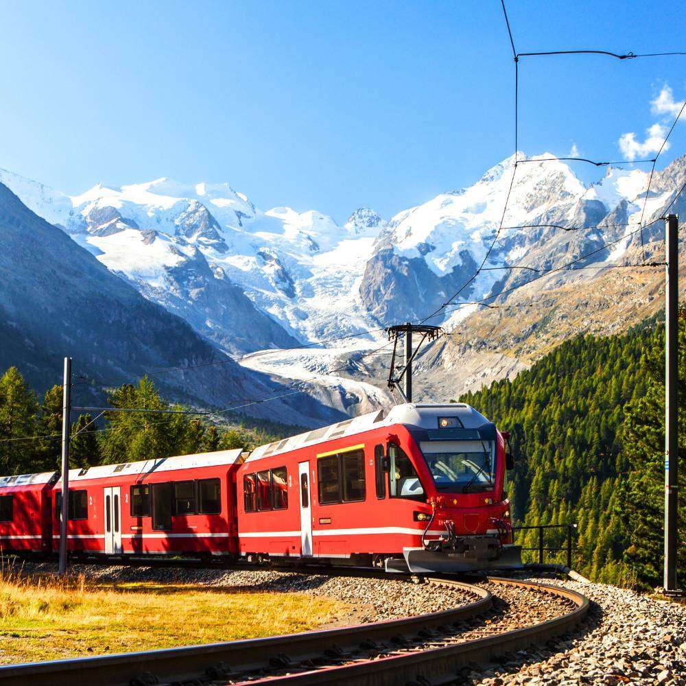 Szwajcaria i Przełęcz Bernina